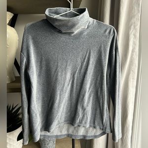 Banana Republic Gray Velvet Turtleneck